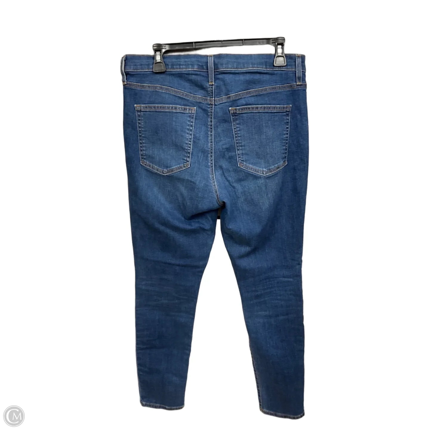 Jeans Skinny By Gap In Blue Denim, Size: 12