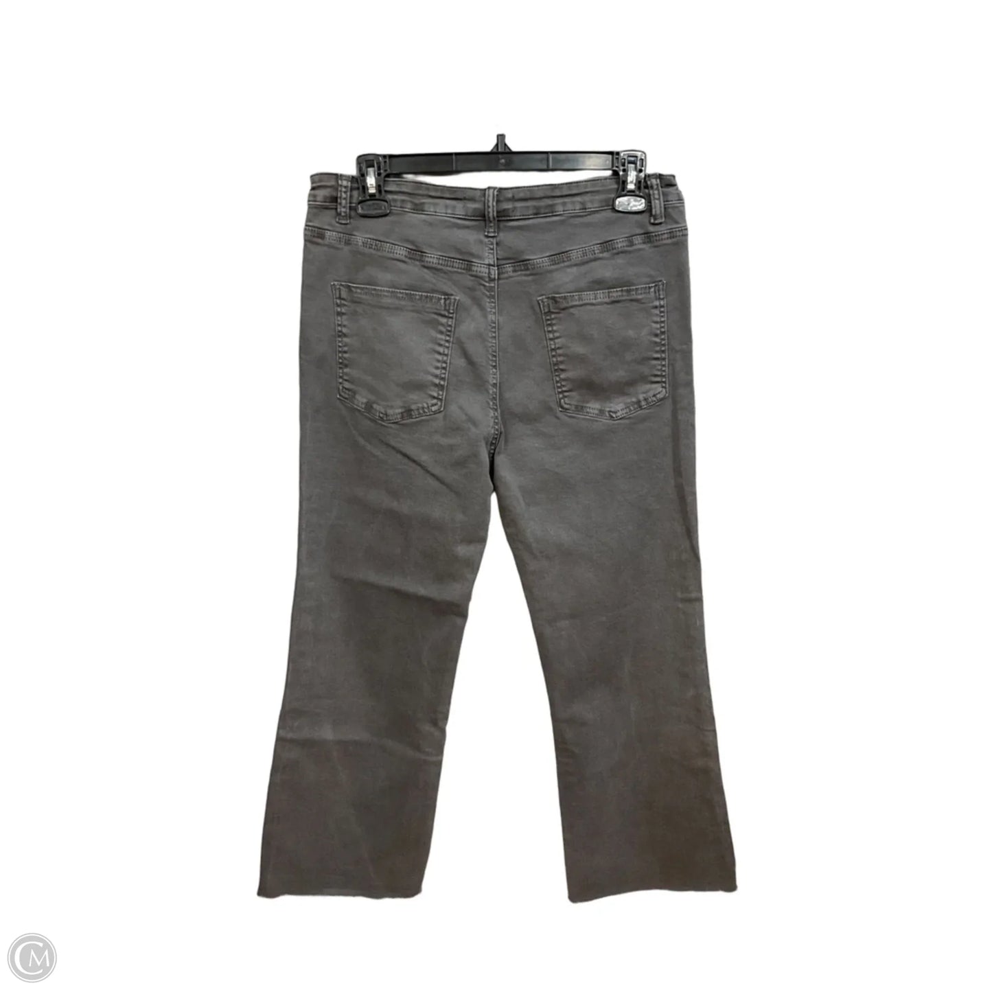 Pants Cropped By Listicle In Grey, Size: 12