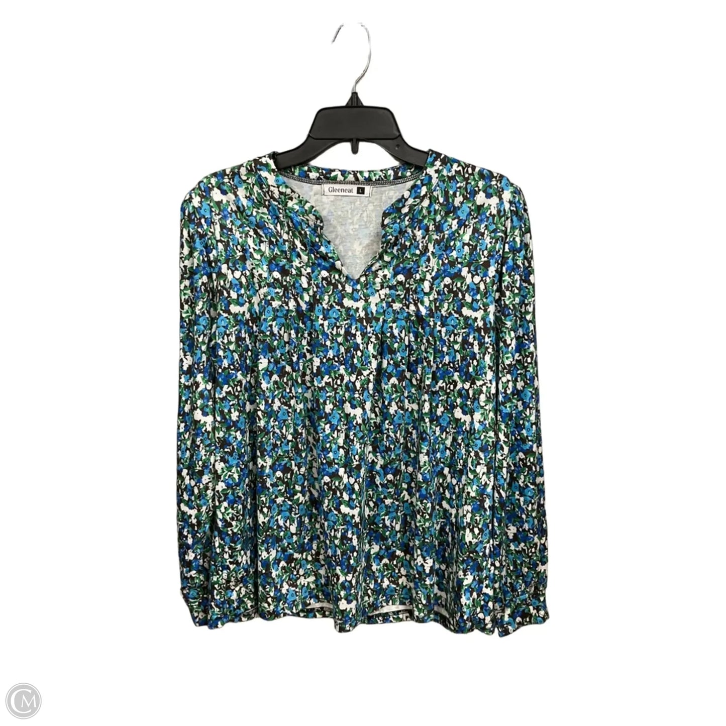 Top Long Sleeve By Clothes Mentor In Floral Print, Size: L