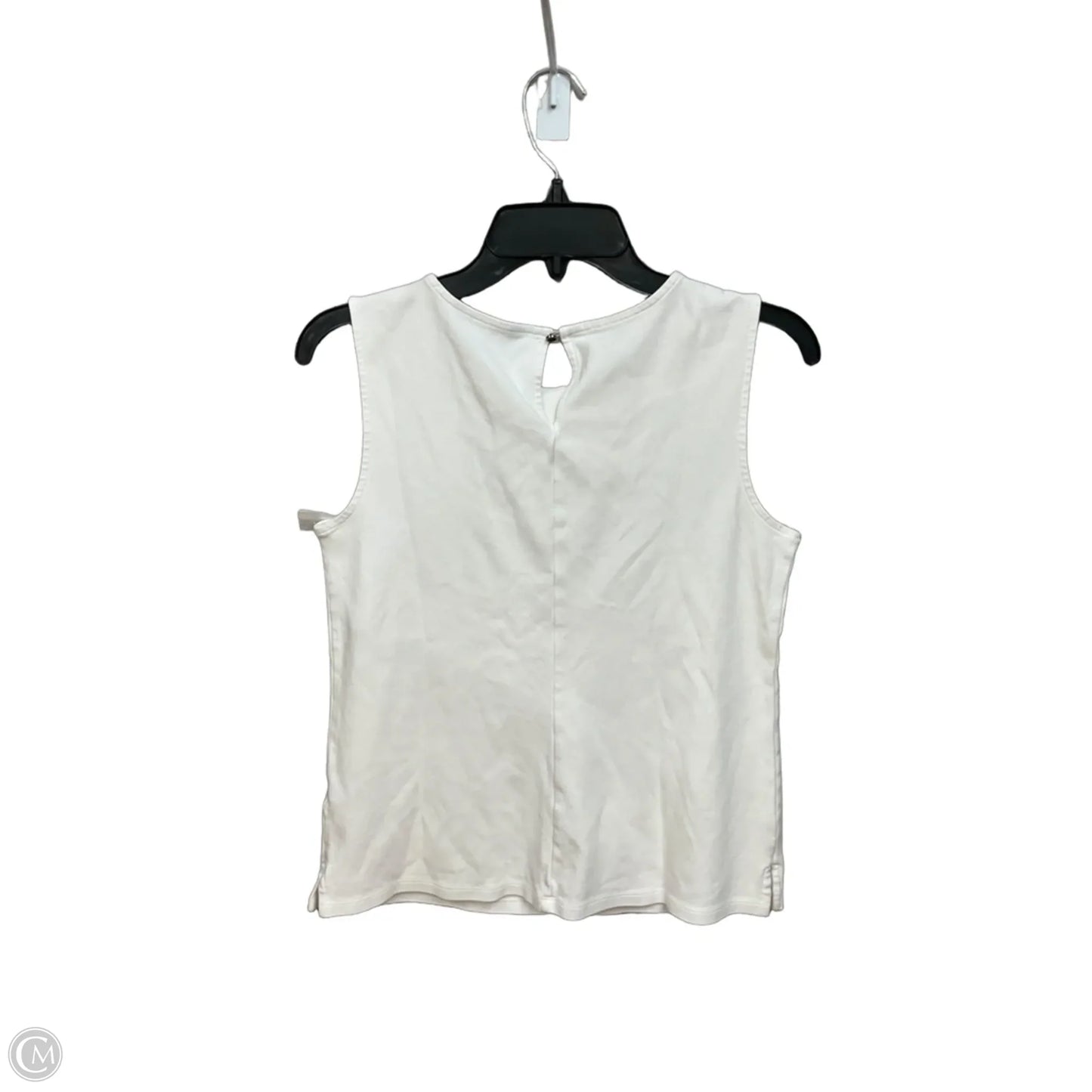 Top Sleeveless Basic By Banana Republic In White, Size: S