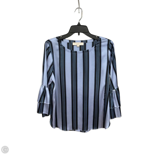 Blouse Long Sleeve By Express In Multi-colored, Size: M