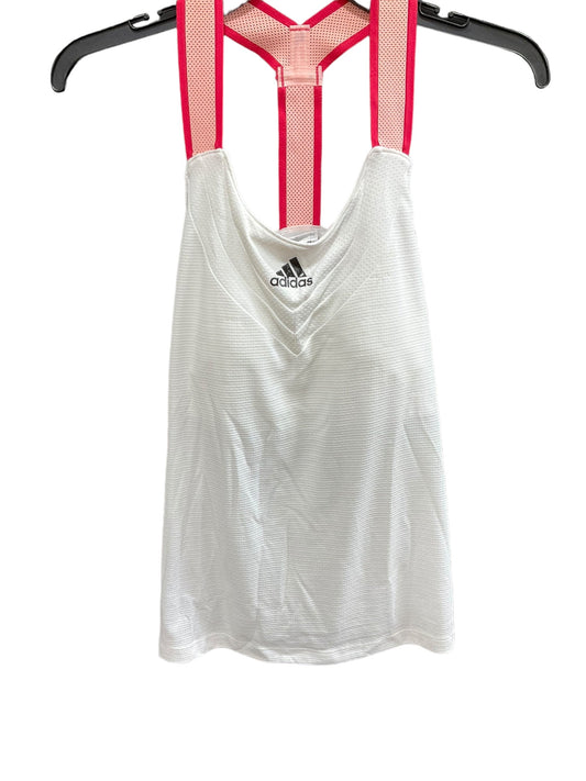 White Athletic Tank Top Adidas, Size L