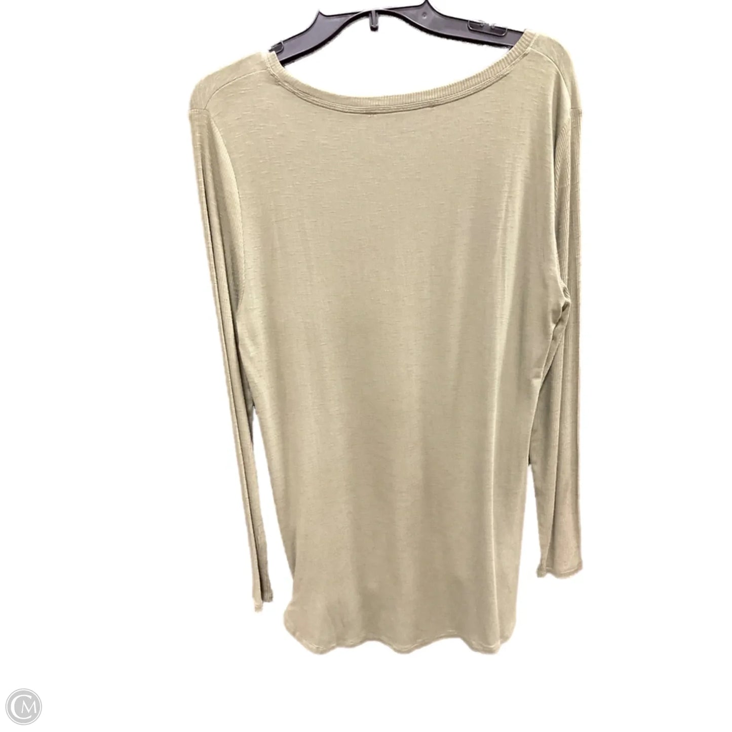 Top Long Sleeve Basic By White House Black Market In Green, Size: M