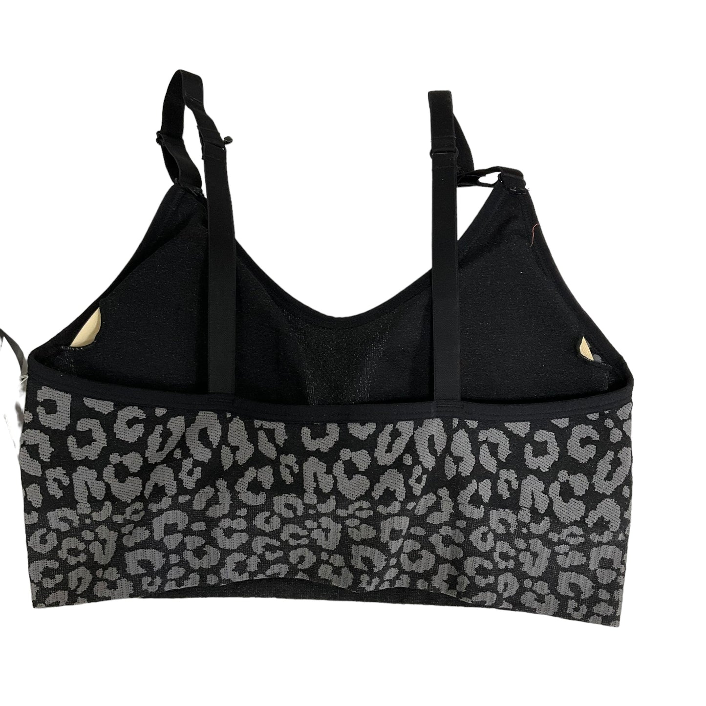 Black & Grey Athletic Bra Rbx, Size Xl