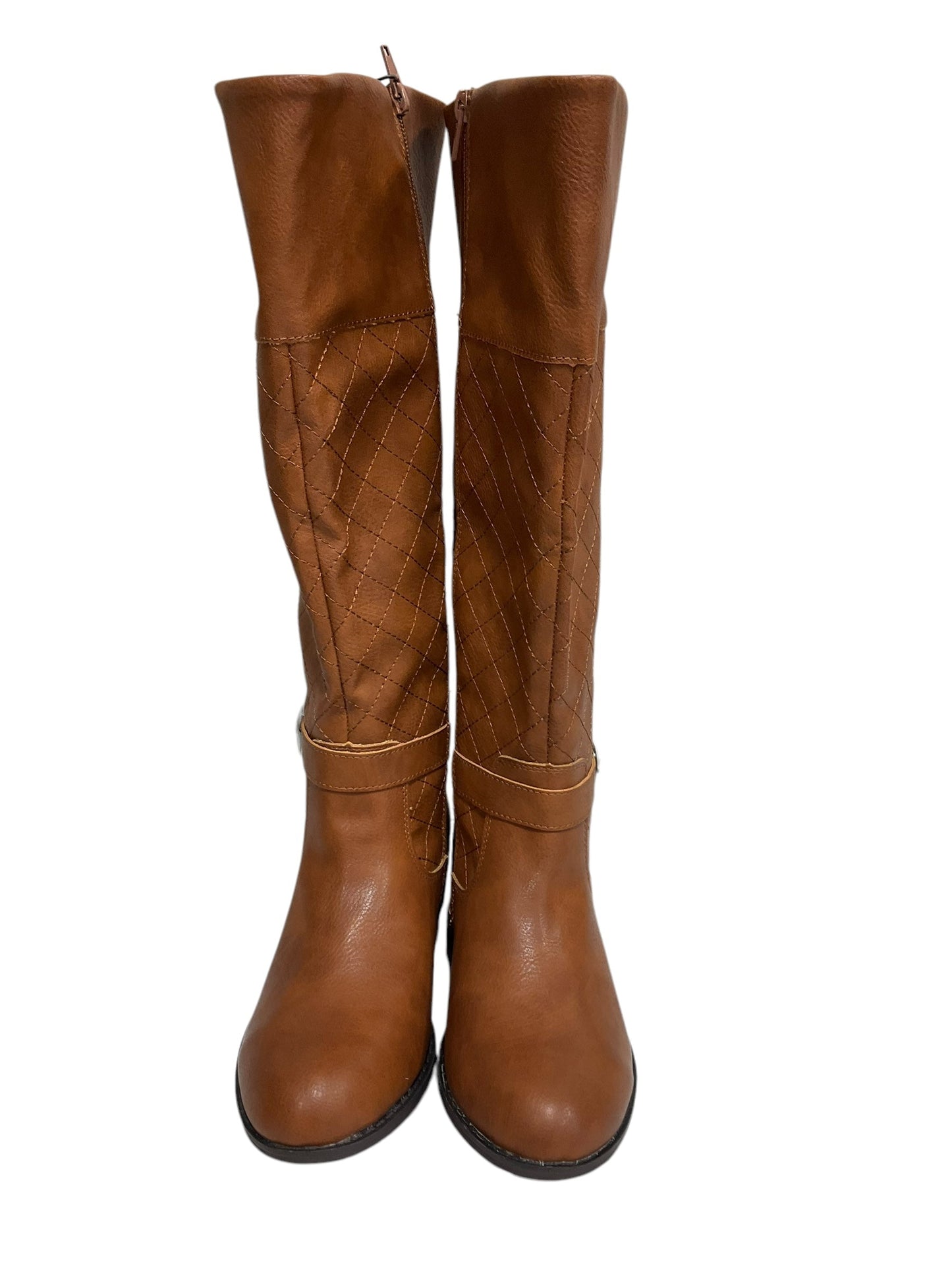 Boots Knee Heels By St Johns Bay In Tan, Size: 6