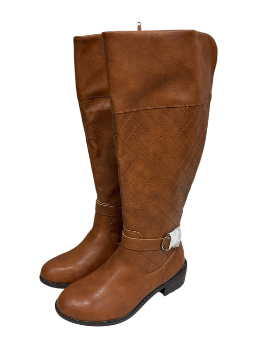 Boots Knee Heels By St Johns Bay In Tan, Size: 6