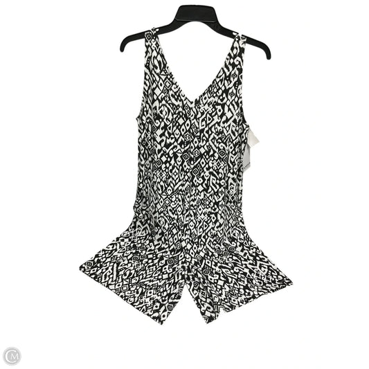 Romper By Clothes Mentor In Black & White, Size: S