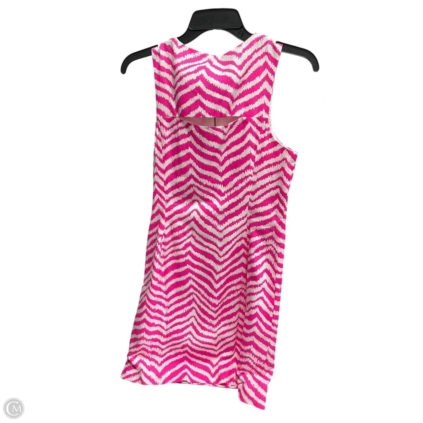 Dress Designer By Lilly Pulitzer In Pink & White, Size: 6