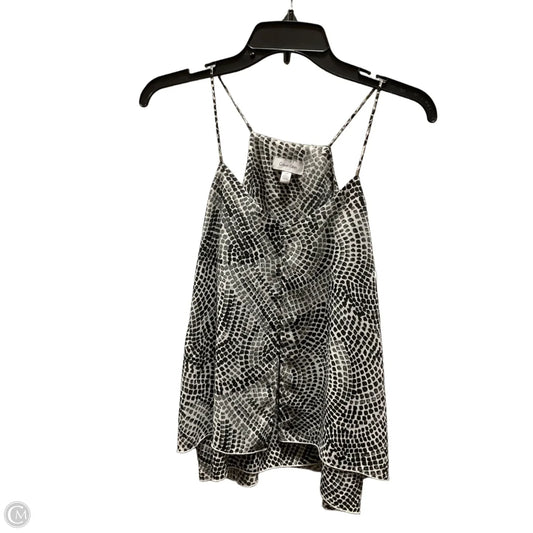 Top Sleeveless Basic By Calvin Klein In Black & White, Size: Sp