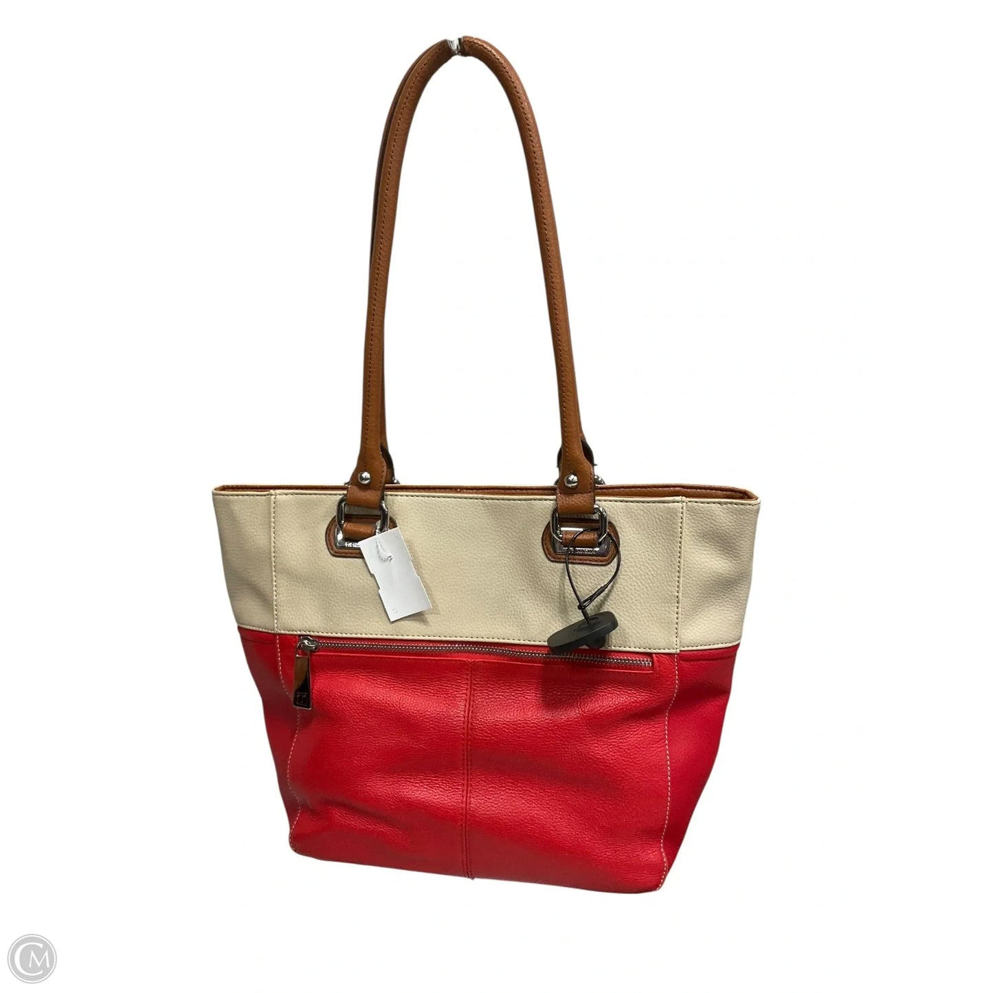 Handbag Leather By Tignanello  Purses, Size: Large