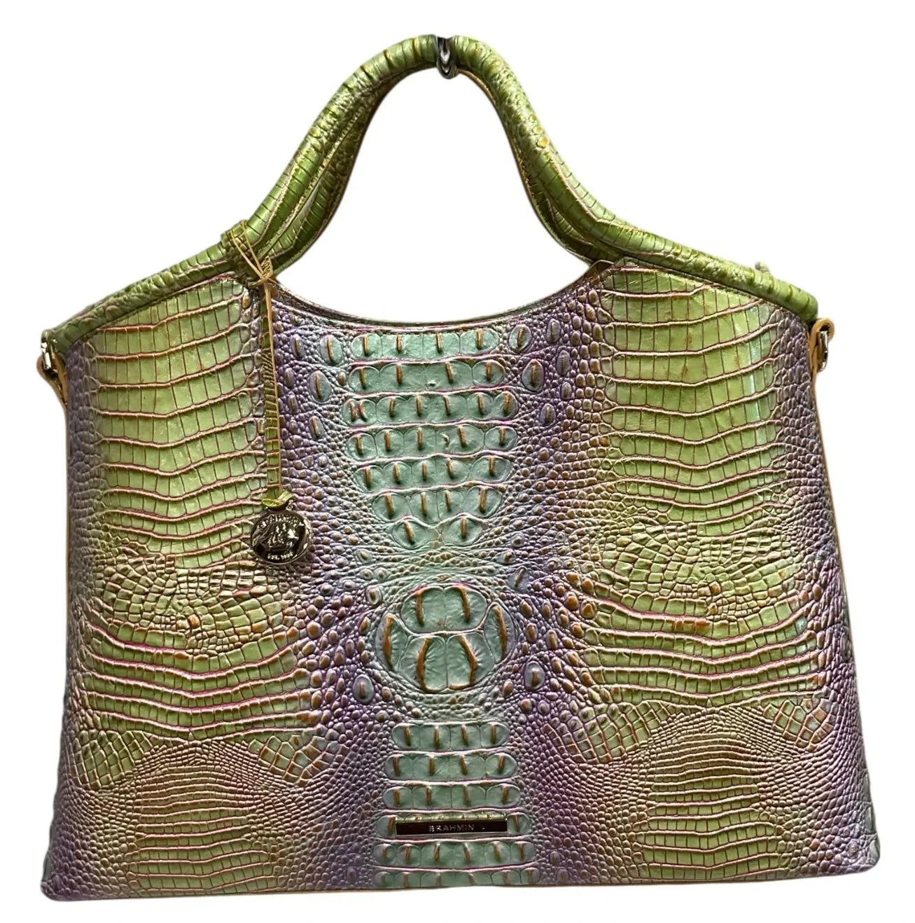 Handbag Designer By Brahmin, Size: Large