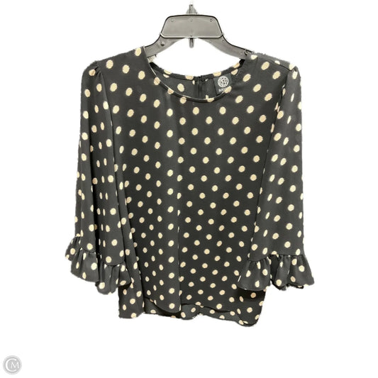 Top 3/4 Sleeve Basic By Bobeau In Purple, Size: S