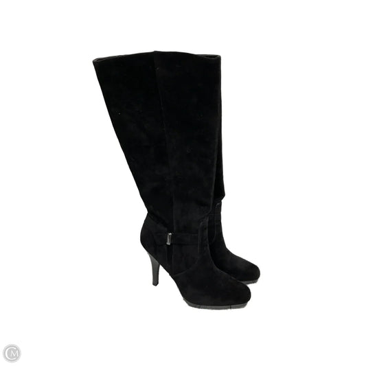 Boots Knee Heels By Worthington In Black, Size: 11