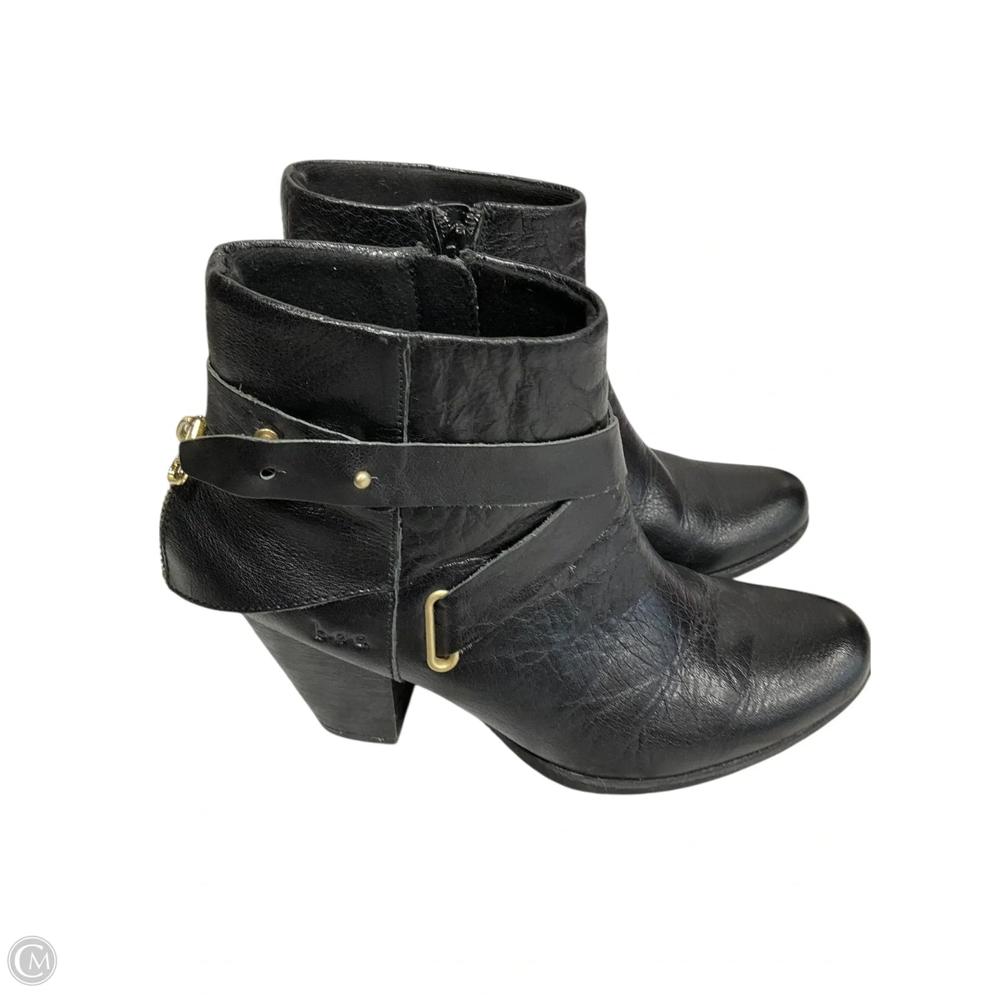 Boots Ankle Heels By Boc In Blue Denim, Size: 6.5