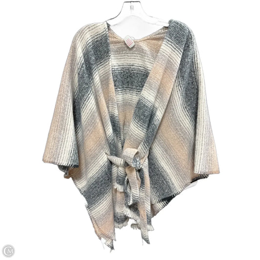 Poncho By Cmf In Black & Tan, Size: Osfm