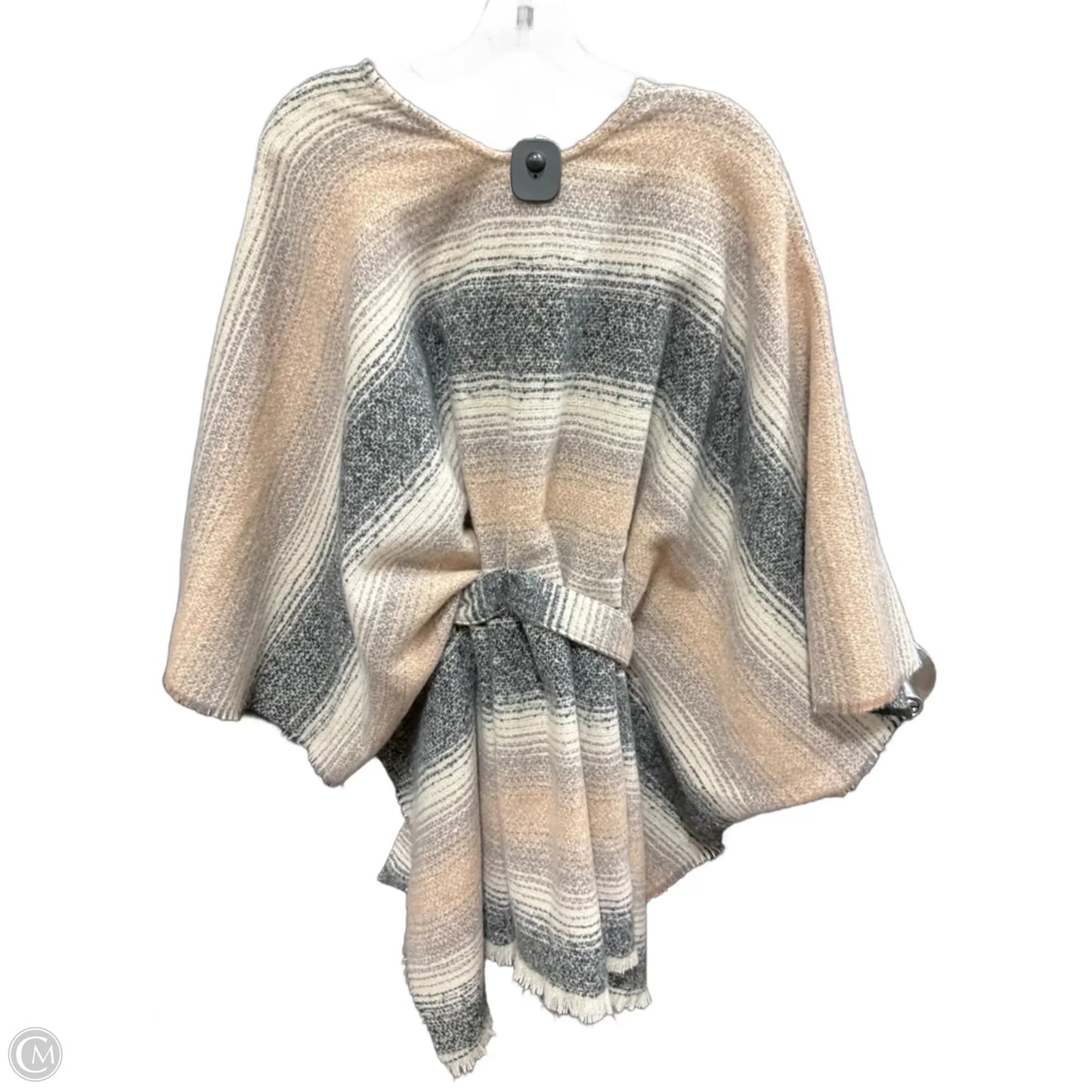 Poncho By Cmf In Black & Tan, Size: Osfm