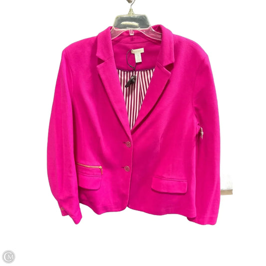 Blazer By Chicos In Pink, Size: Xl