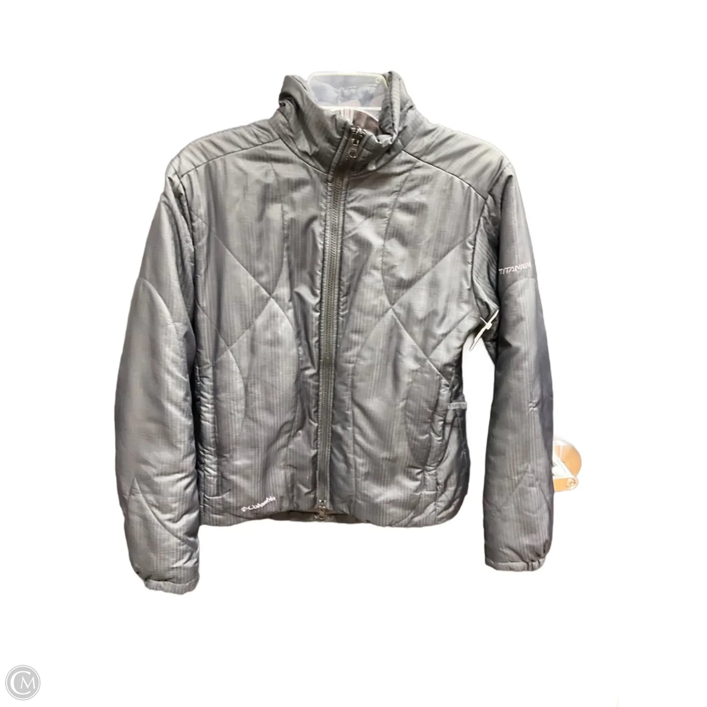 Athletic Jacket By Columbia In Black, Size: M