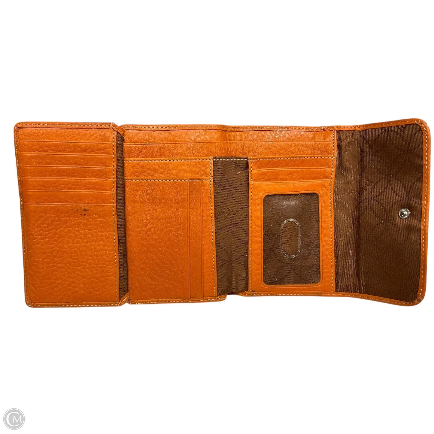 Wallet Leather By Fossil, Size: Small