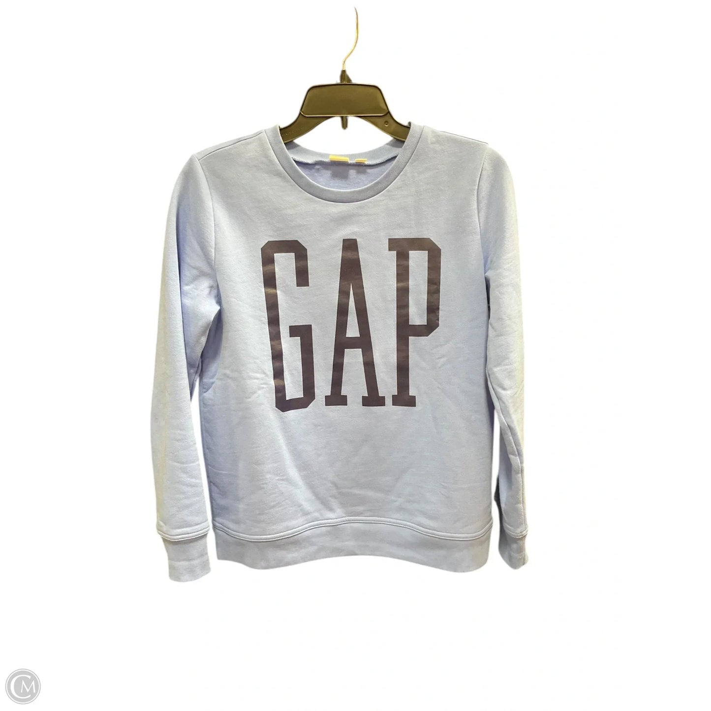 Sweatshirt Crewneck By Gap In Blue, Size: S