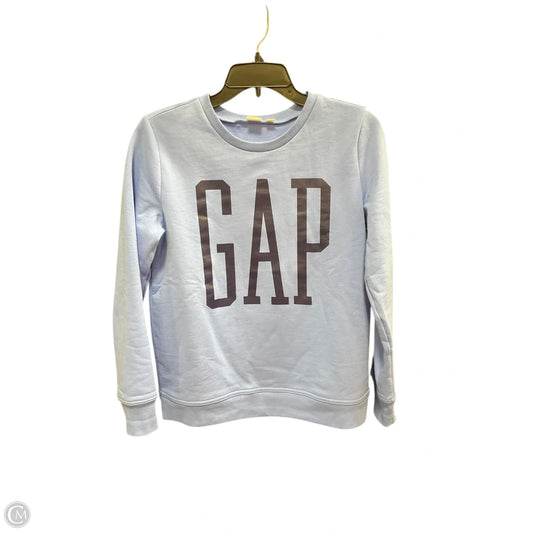 Sweatshirt Crewneck By Gap In Blue, Size: S