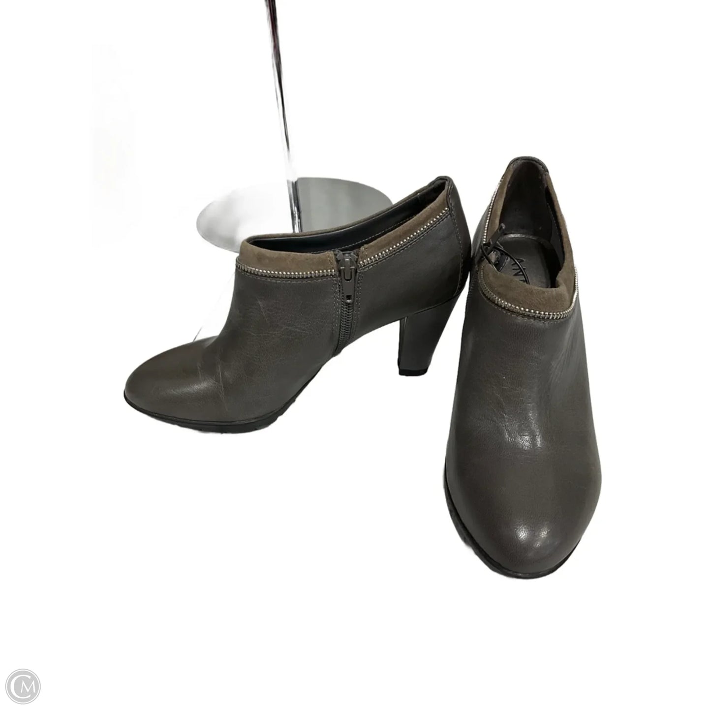 Shoes Heels Stiletto By Anne Klein In Grey, Size: 7