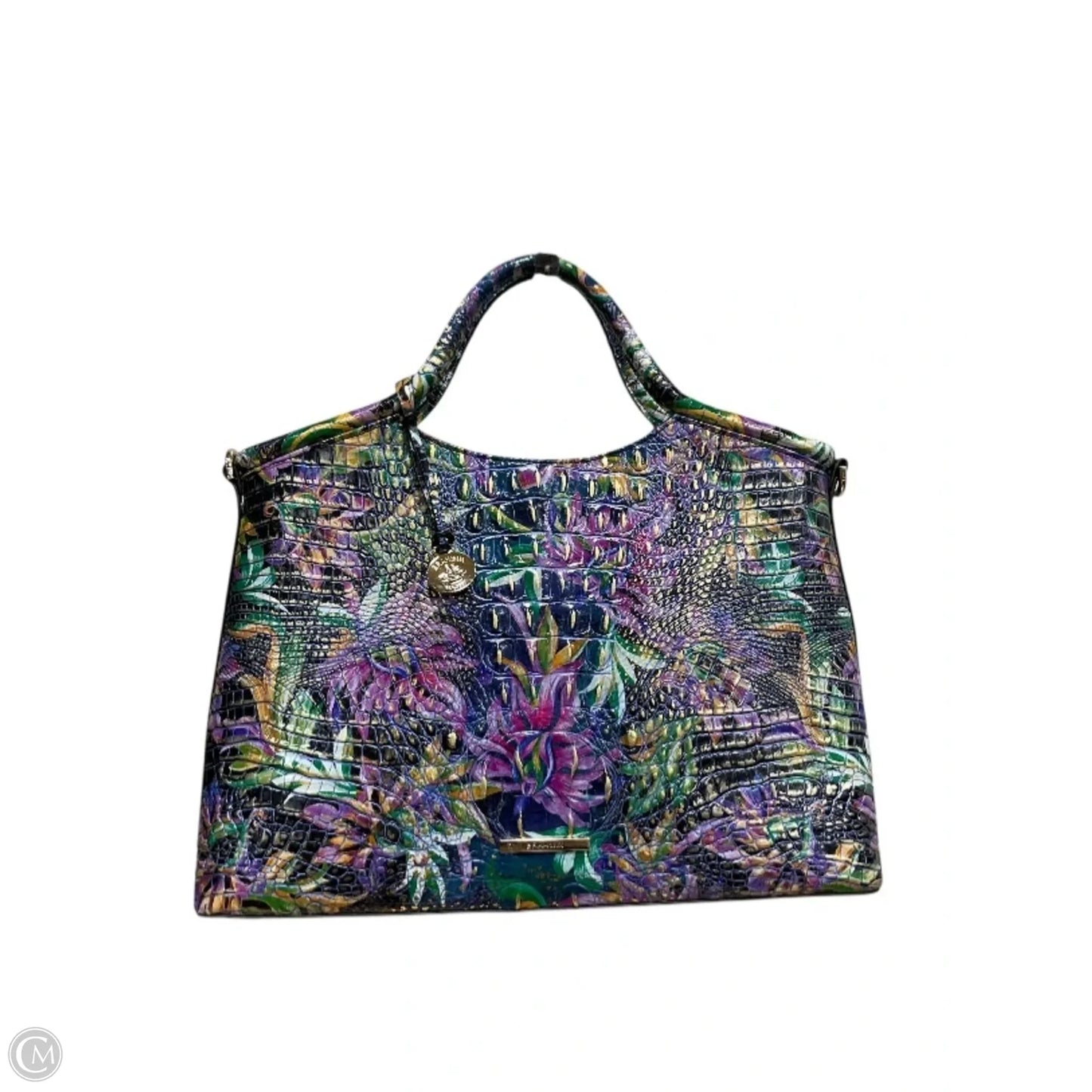 Handbag Designer By Brahmin, Size: Large