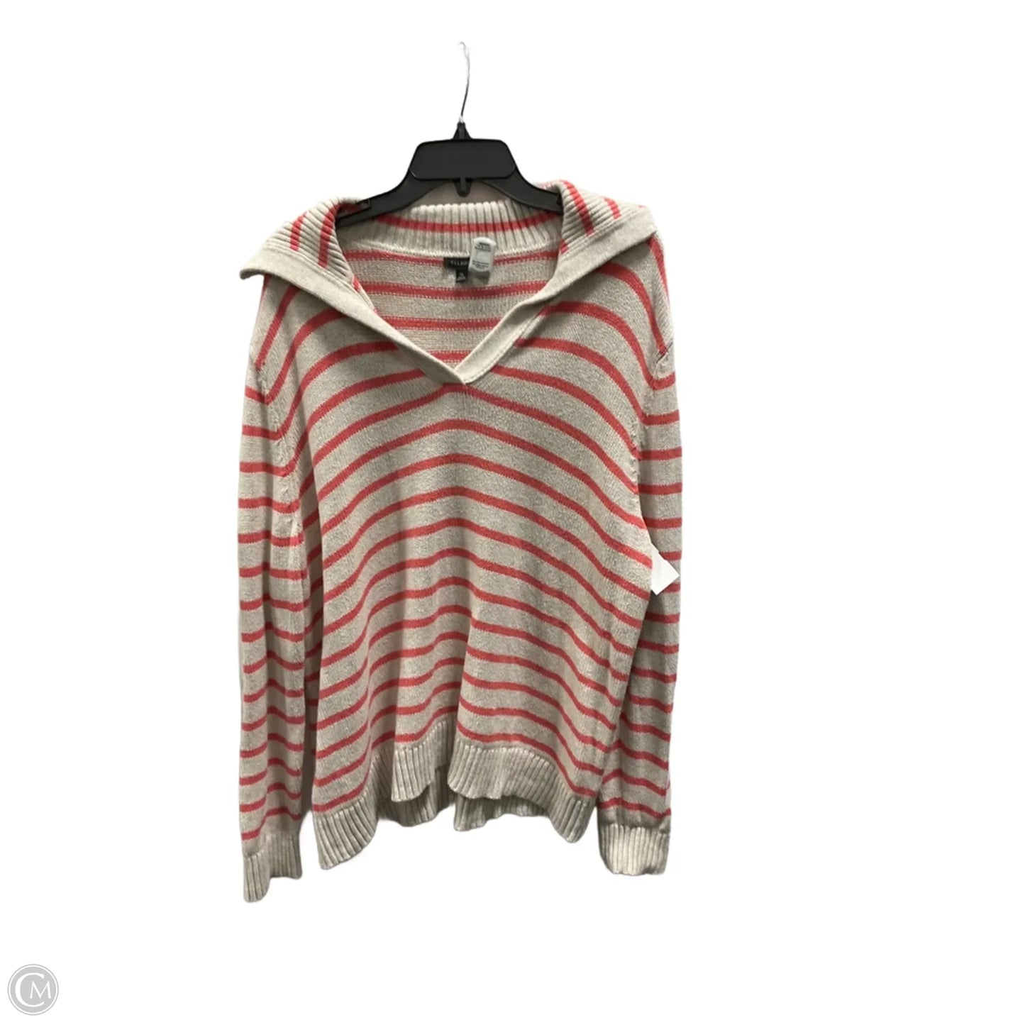Sweater By Talbots In Striped Pattern, Size: Xl