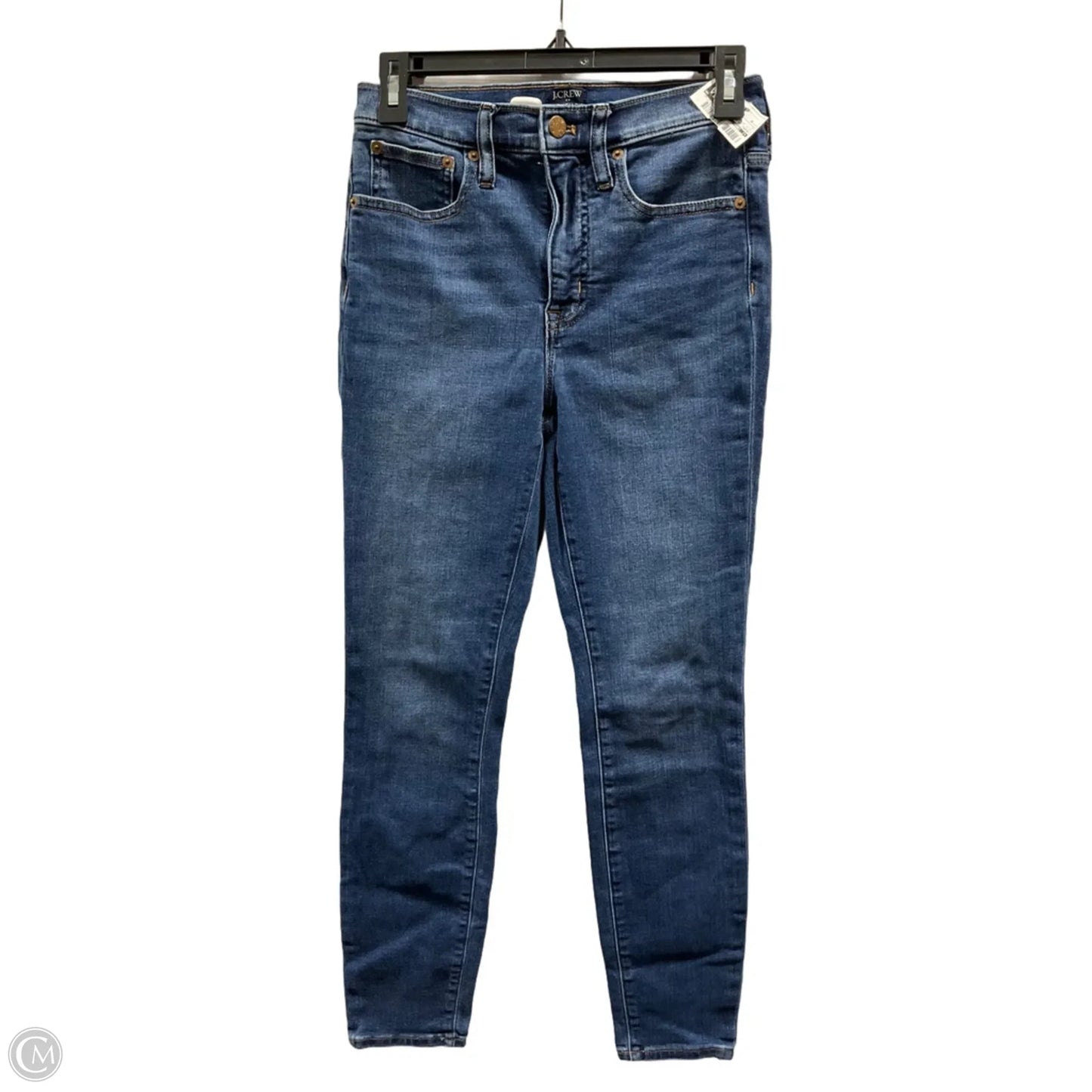 Jeans Skinny By J. Crew In Blue Denim, Size: 0