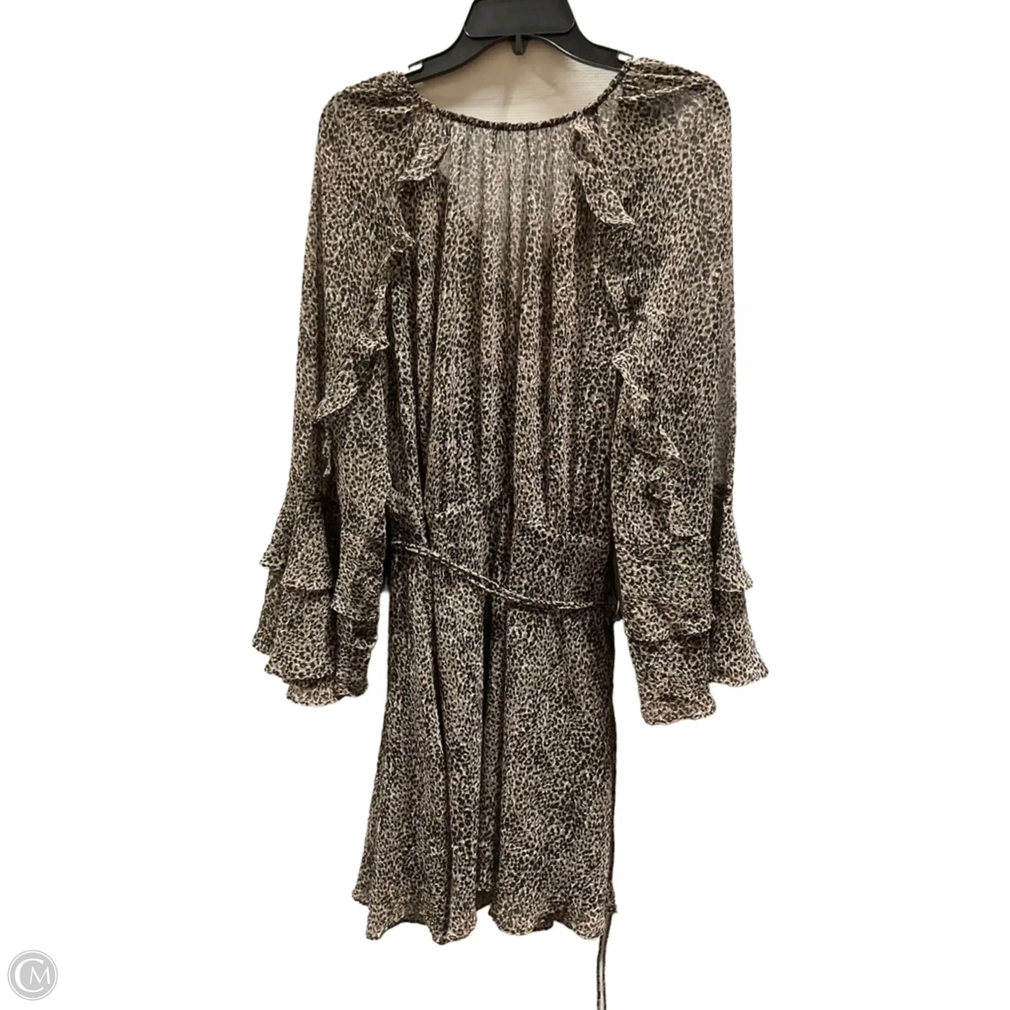 Dress Casual Short By White House Black Market In Animal Print, Size: 14