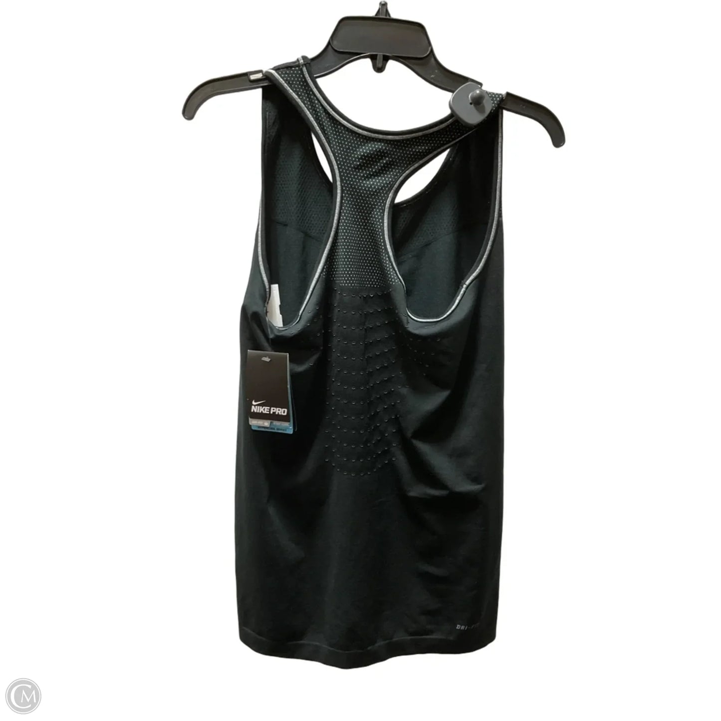 Athletic Tank Top By Nike Apparel In Black, Size: Xl