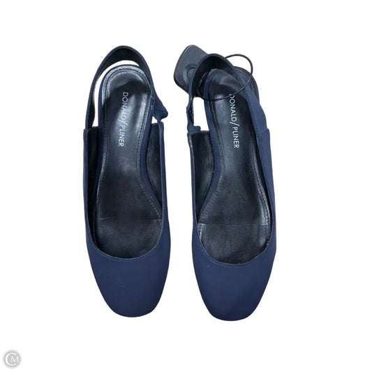 Shoes Flats By Donald Pliner In Navy, Size: 6.5
