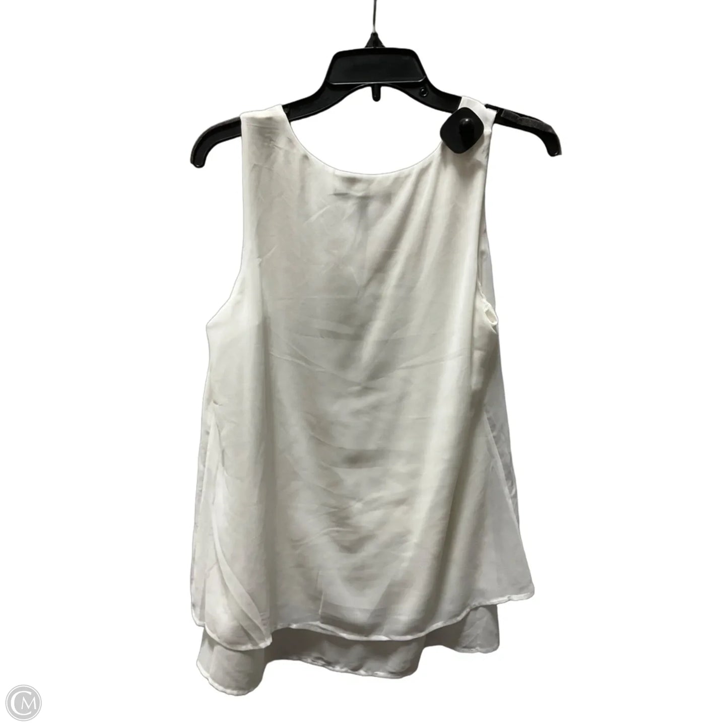 Top Sleeveless Basic By White House Black Market In Cream, Size: S