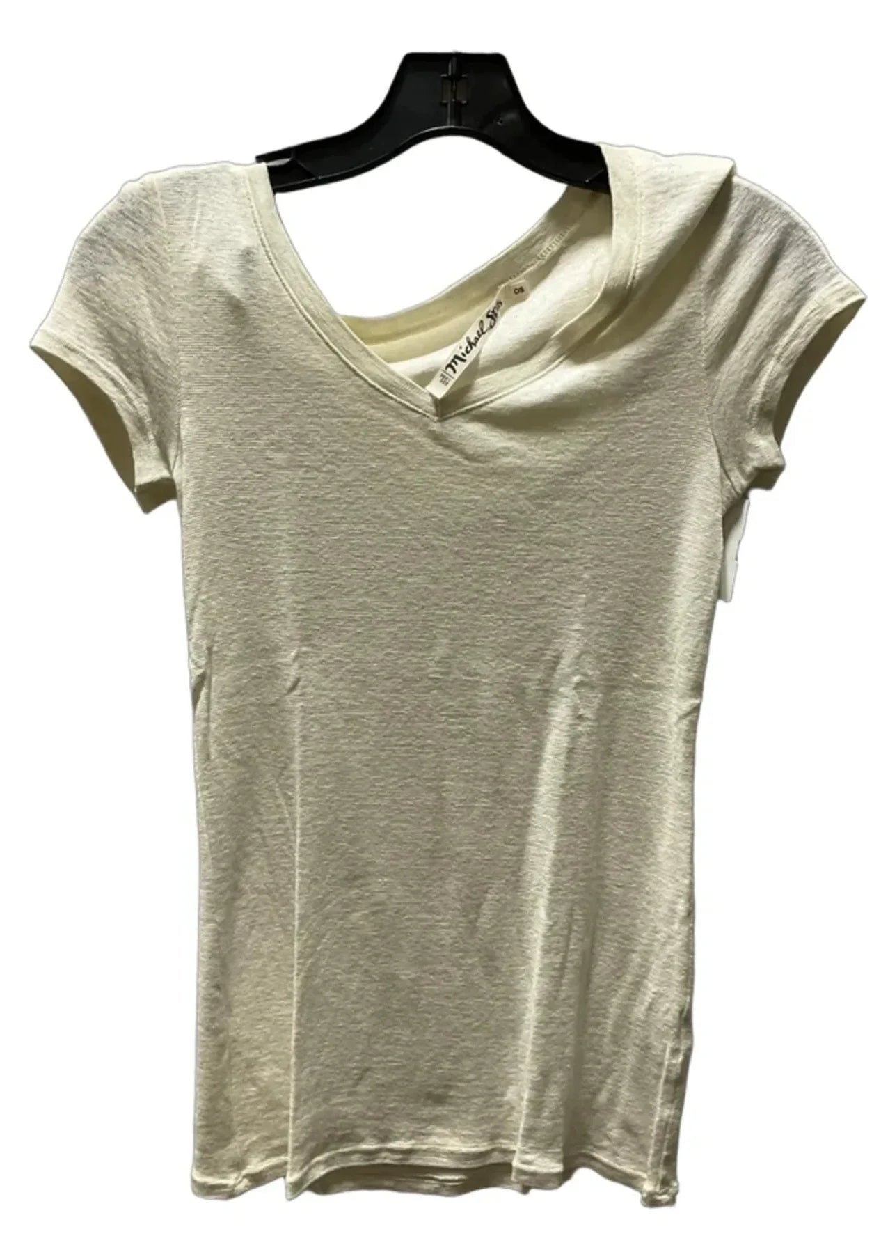 Top Short Sleeve Basic By Michael Stars In Beige