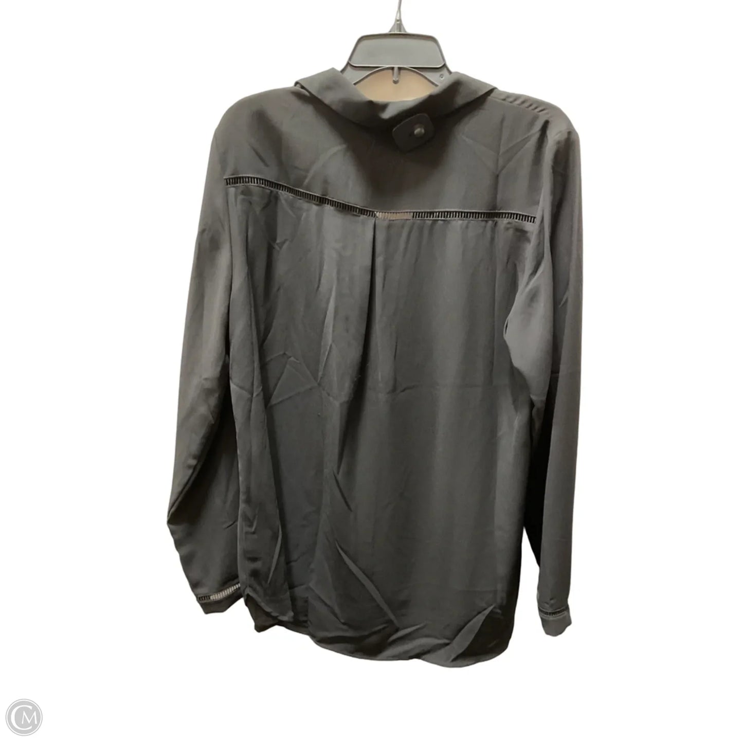Blouse Long Sleeve By 41 Hawthorn In Black, Size: Xl