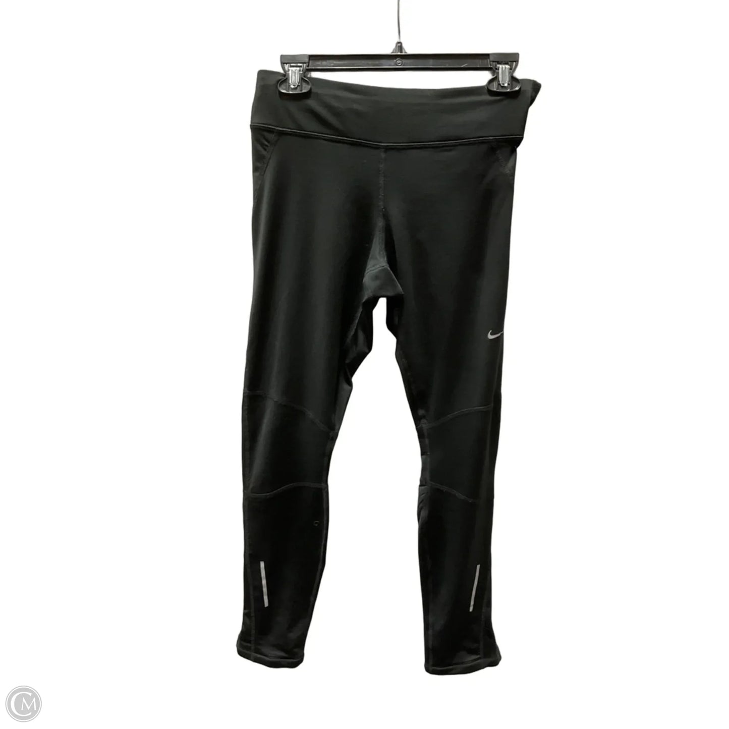 Athletic Leggings By Nike Apparel In Black, Size: M