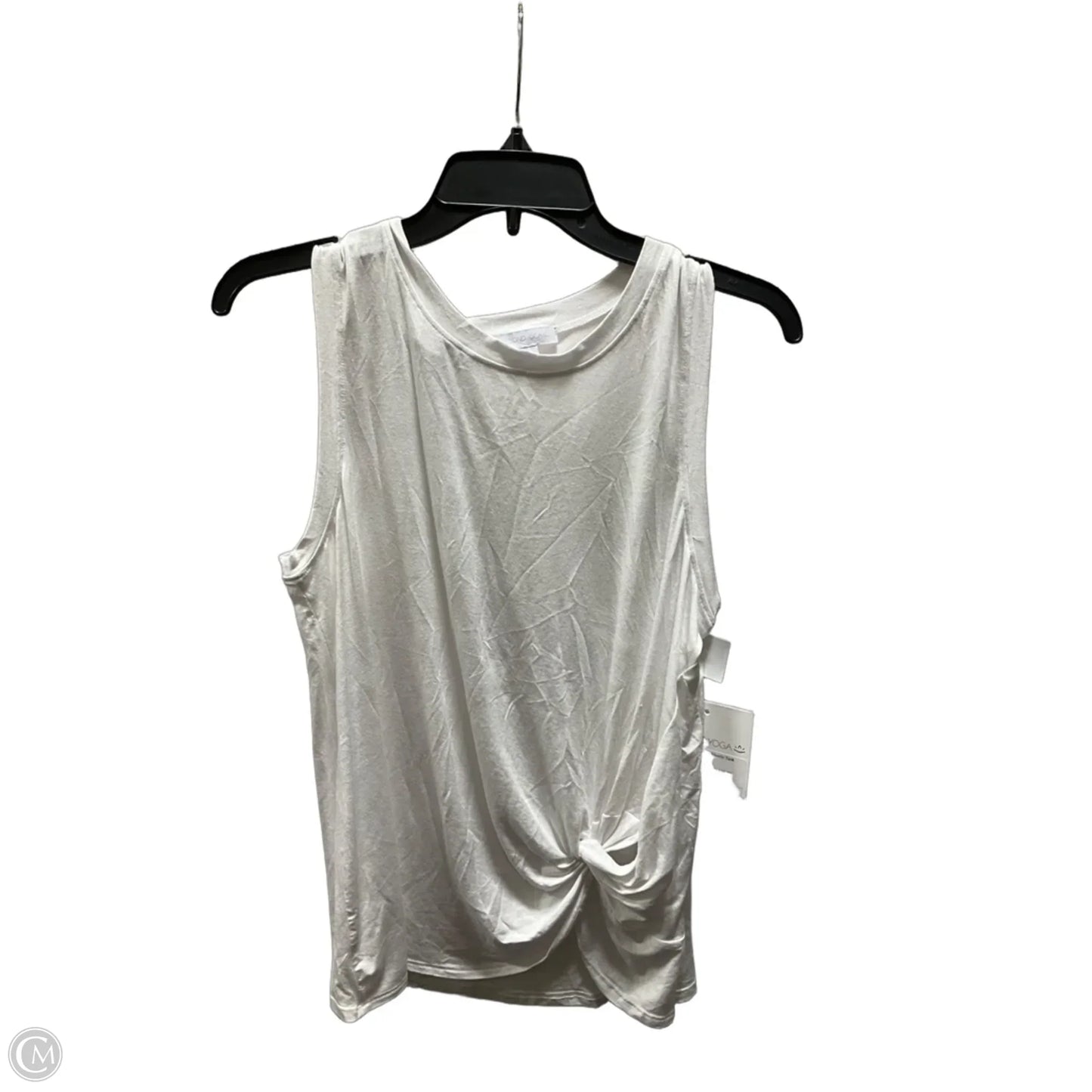 Athletic Tank Top By Beyond Yoga In White, Size: L