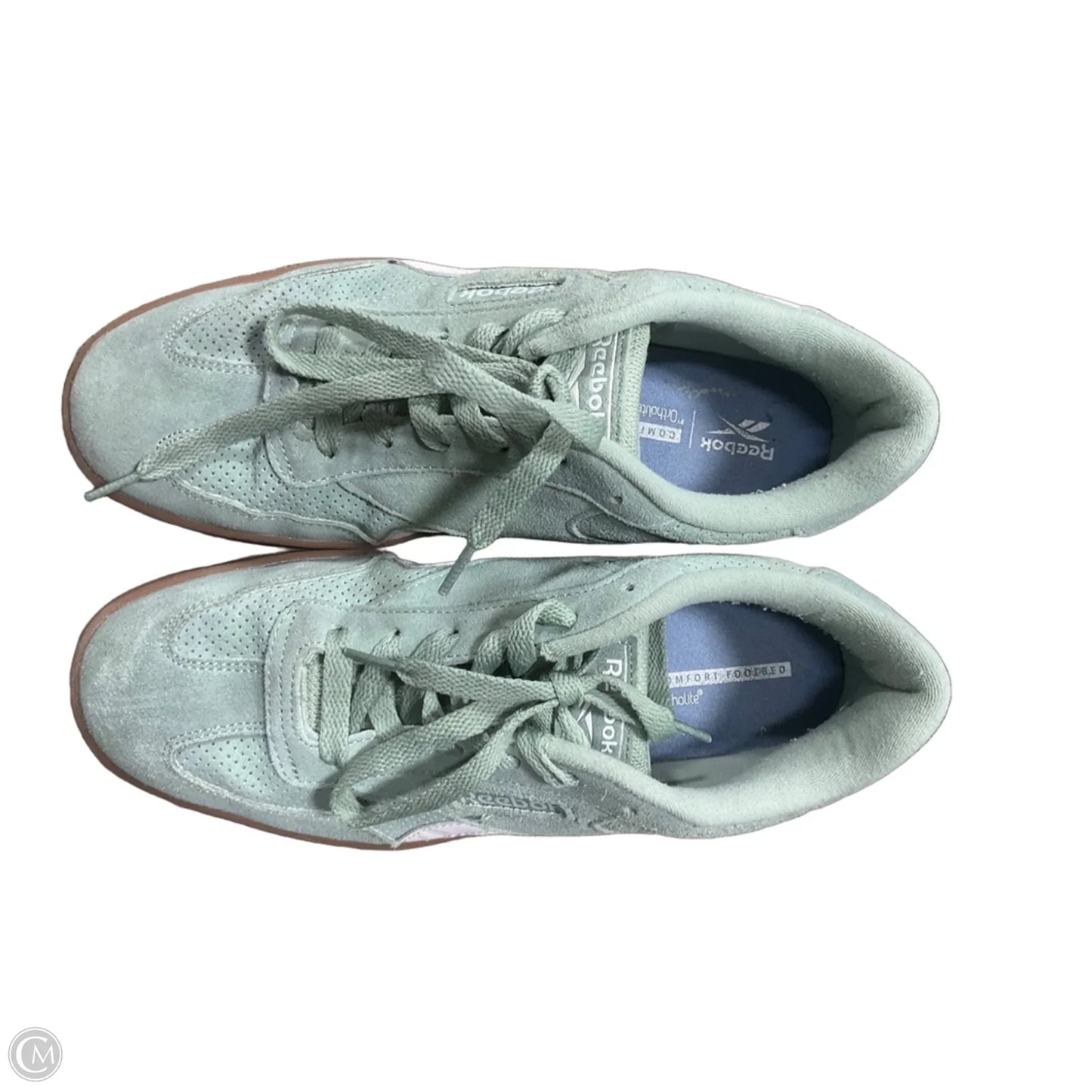 Shoes Athletic By Reebok In Green, Size: 9
