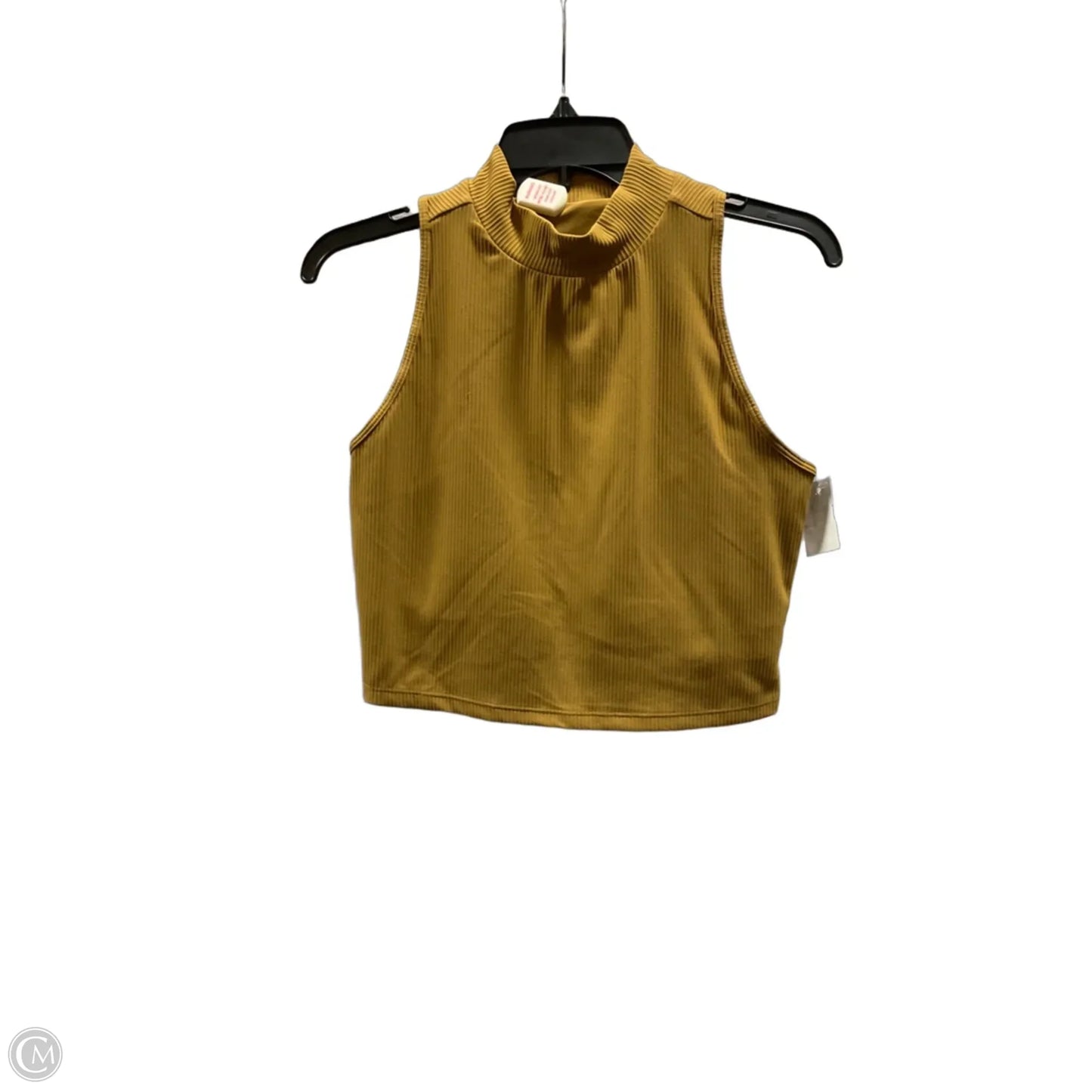 Athletic Tank Top By Mta Pro In Yellow, Size: L