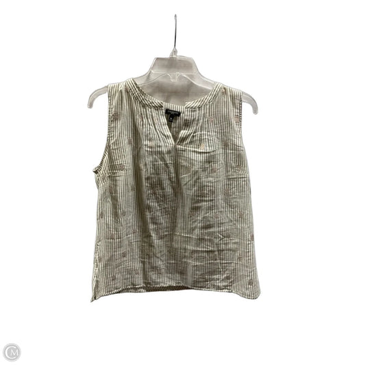 Top Sleeveless Basic By Talbots In Green, Size: Mp
