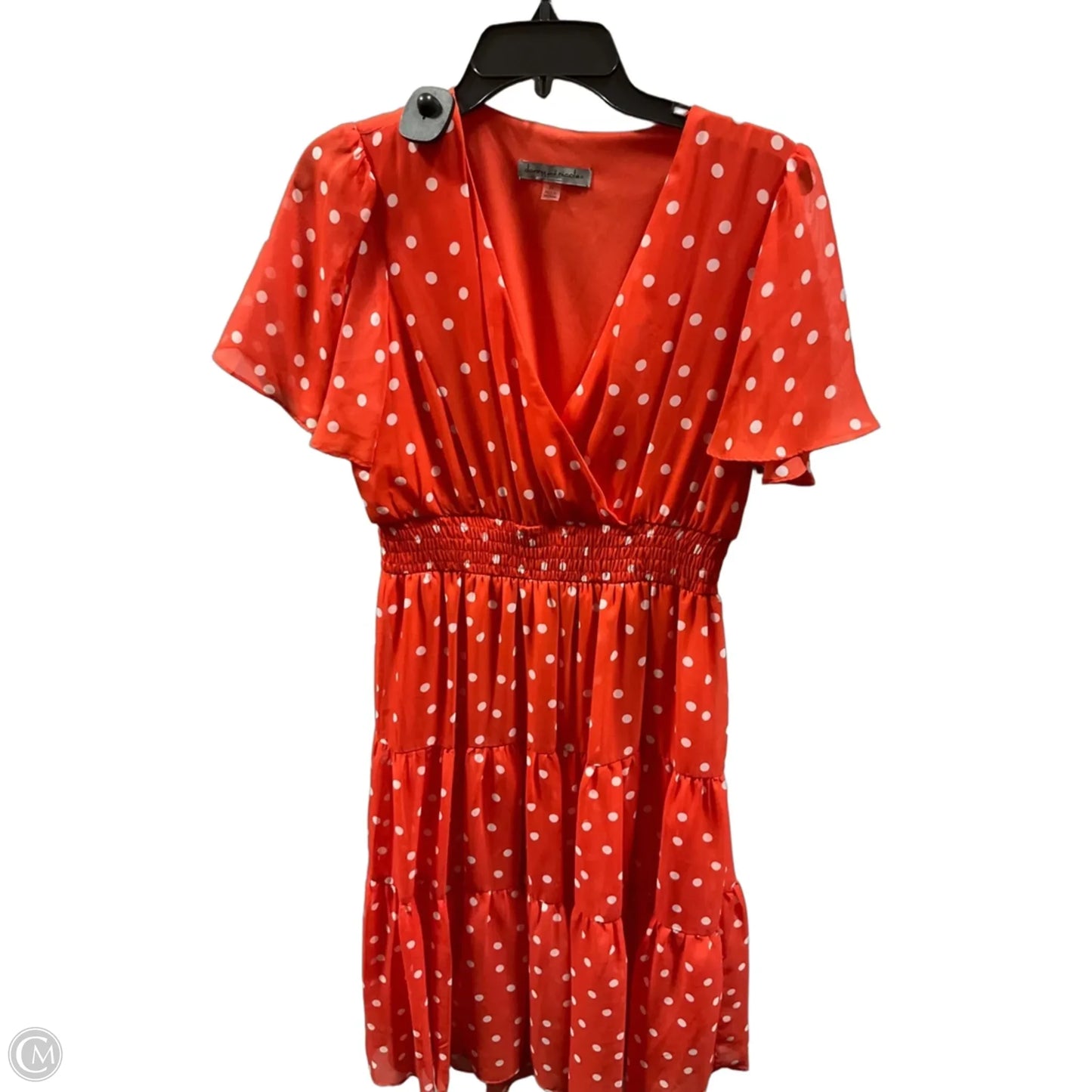 Dress Casual Maxi By Dannyandnicole In Polkadot Pattern, Size: 10