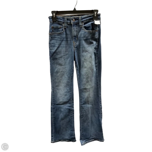 Jeans Boot Cut By Levis In Blue Denim, Size: 4