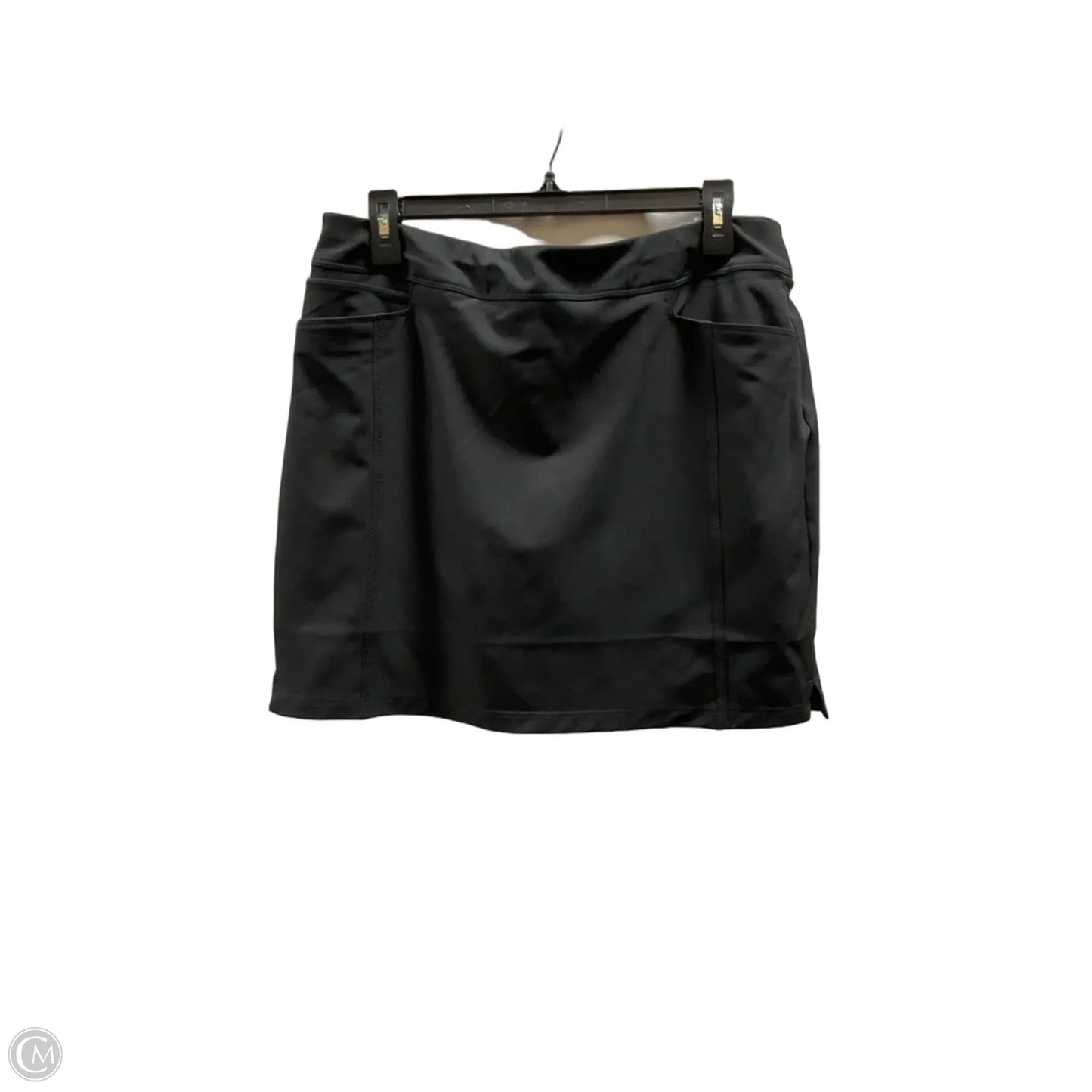 Athletic Skort By Adidas In Black, Size: M