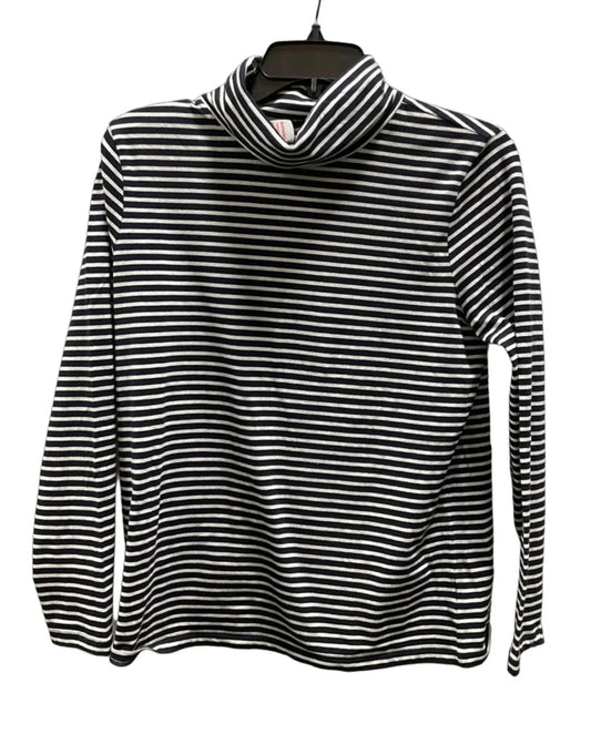 Top Long Sleeve Basic By Talbots In Striped Pattern, Size: Lp