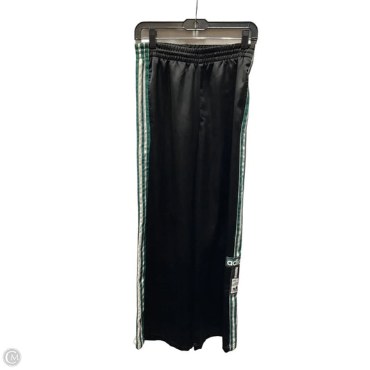 Athletic Pants By Adidas In Black & Green, Size: Xs