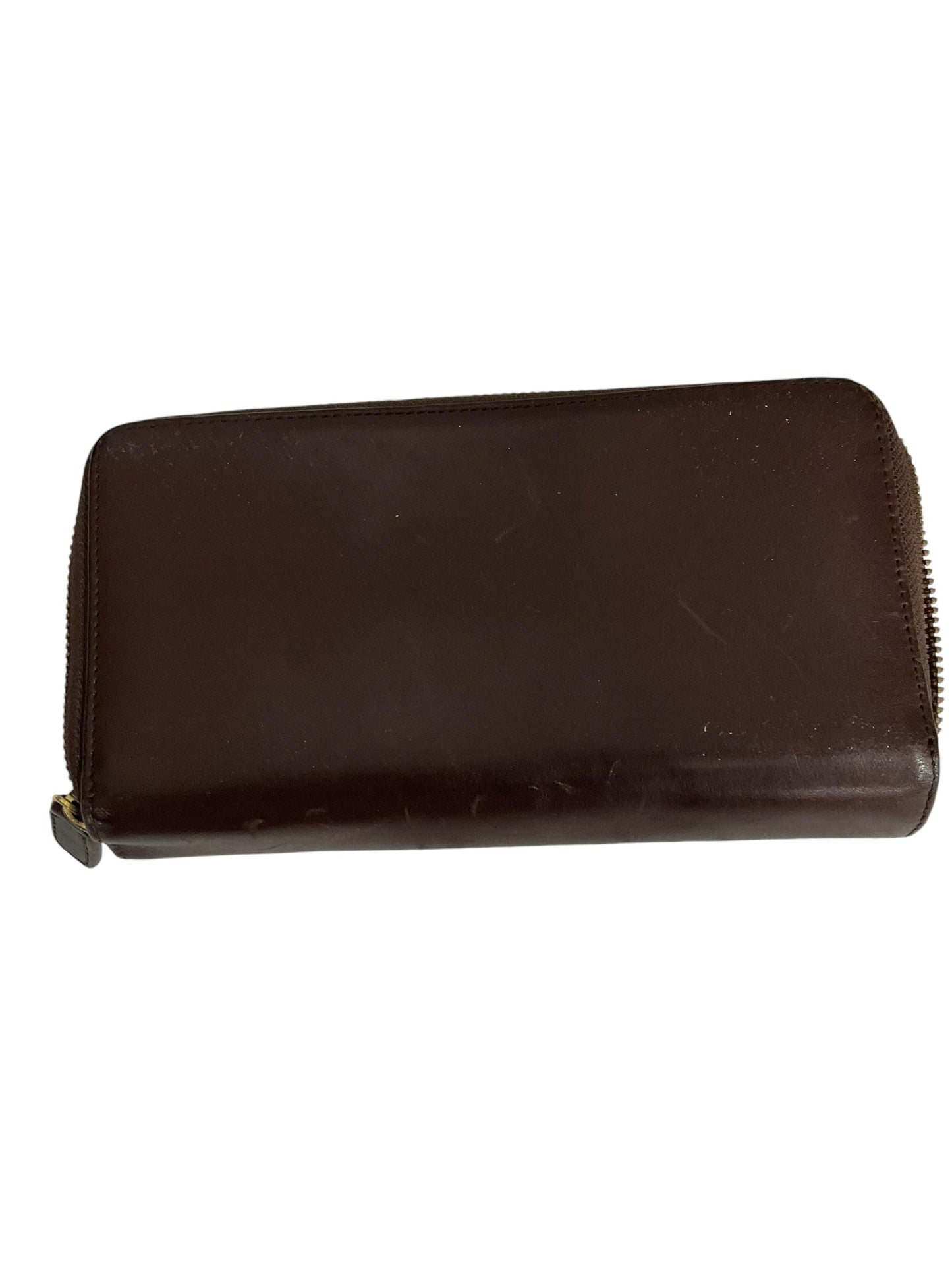 Wallet Leather By Clothes Mentor, Size: Medium