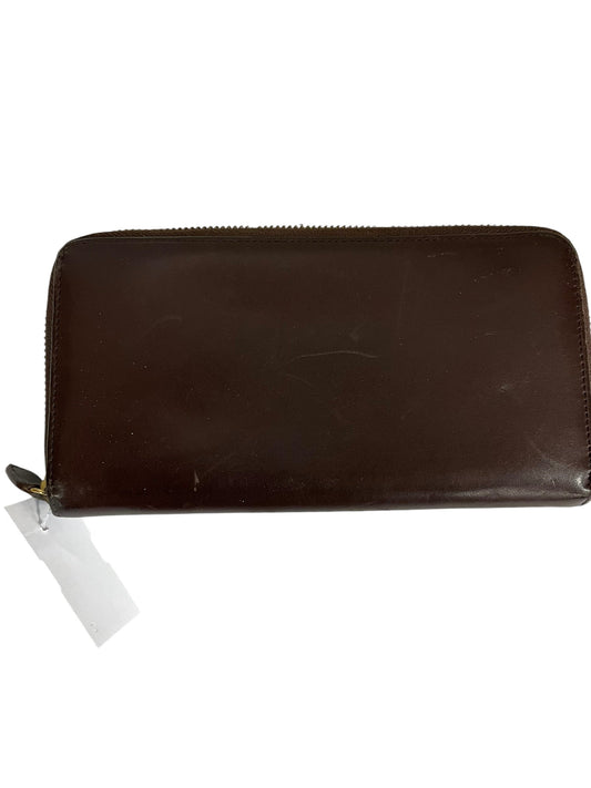 Wallet Leather By Clothes Mentor, Size: Medium