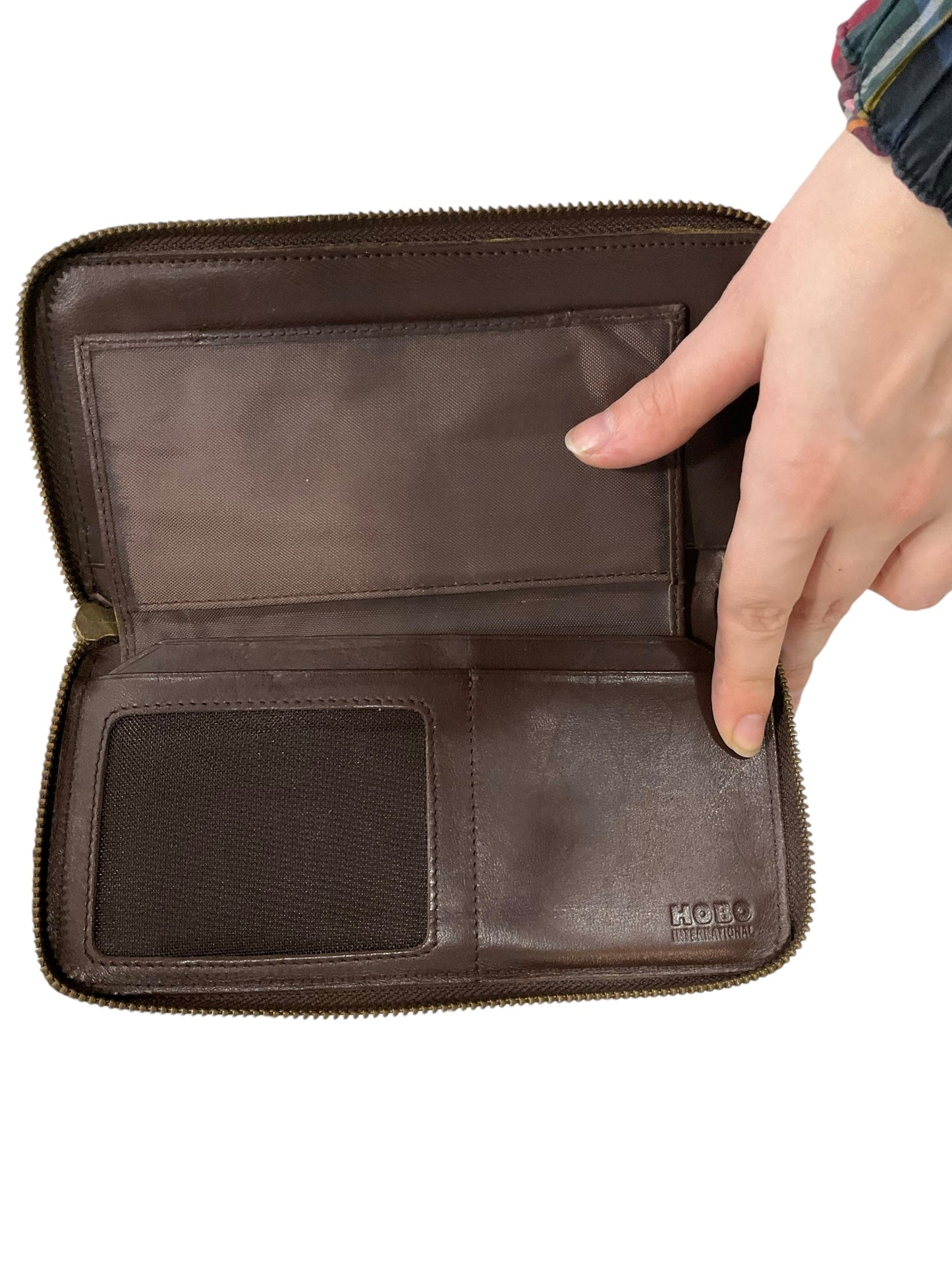 Wallet Leather By Clothes Mentor, Size: Medium