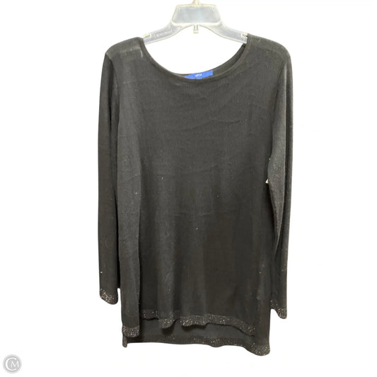 Sweater By Apt 9 In Black, Size: Xl
