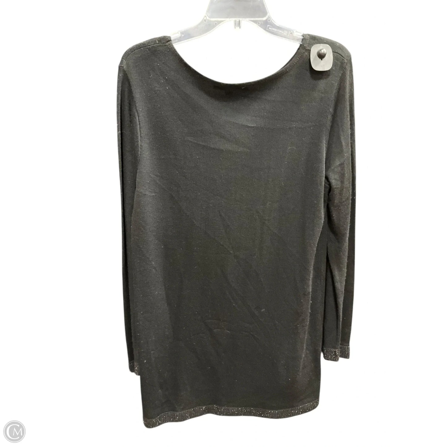 Sweater By Apt 9 In Black, Size: Xl